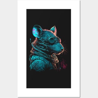 Cyberpunk NIMH rat Posters and Art